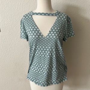 Aeropostale Seriously Soft Choker Relaxed Tee